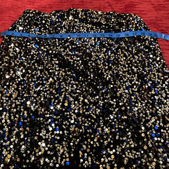 NWT Gabrielle Union Sequin Strapless Dress. Size Medium. - Picture 9 of 11
